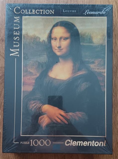 1000 Clementoni Mona Lisa Leonardo Da Vinci Rare Puzzles