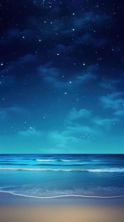 Sea night beach sky design | Premium Photo - rawpixel