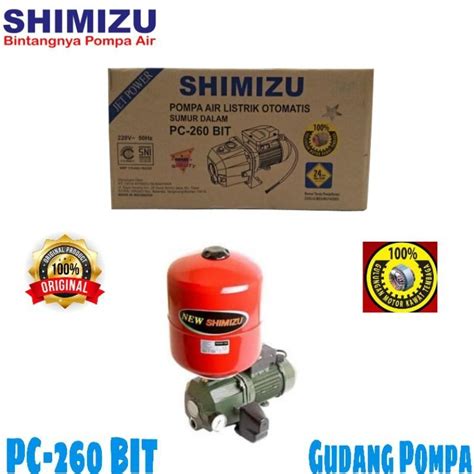 Jual Pompa Air Listrik Otomatis Sumur Dalam Jet Pump Shimizu PC 260 BIT