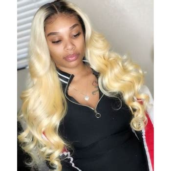 Blonde Hair Bob Cut X Lace Front Wig Indian Remy Human Hair