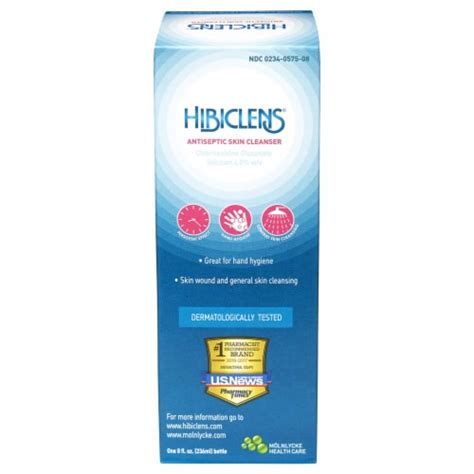 Hibiclens Antiseptic Antimicrobial Skin Cleanser Oz Liquid Bottle