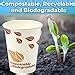 Amazon Recyclable Biodegradable Hot Drink Cups Oz Pk Of