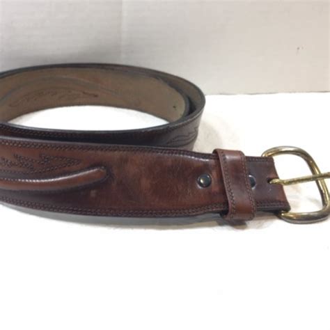 Leegin Accessories Original Larry Malans Leegin Brown Leather