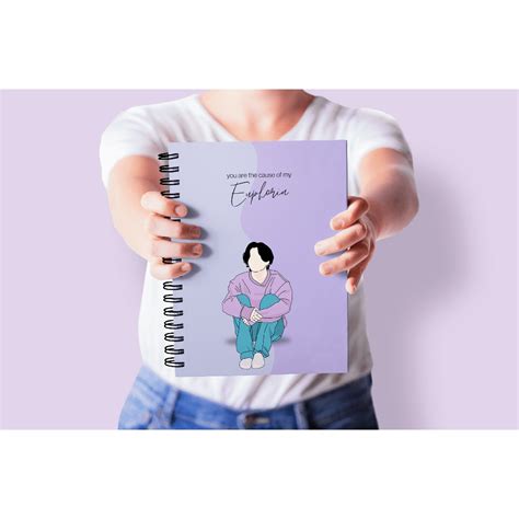 Caderno Jungkook BTS Kpop Personalizado Capa Dura Youre The Cause Of My