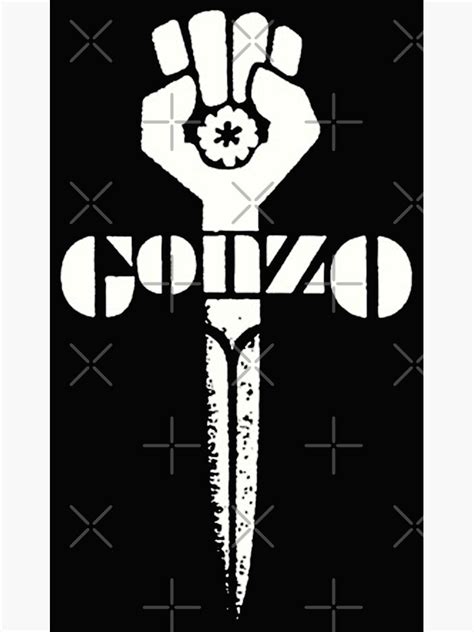 Hunter S Thompson Gonzo Poster For Sale By Sandershelen Redbubble