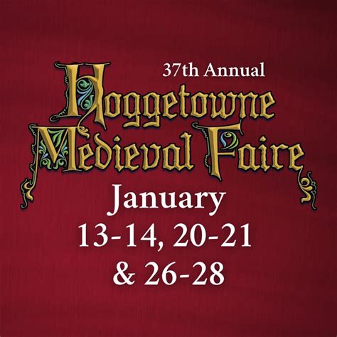 37th Annual Hoggetowne Medieval Faire 2024 Tickets Alachua Florida