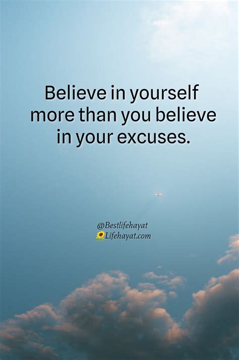 20 No Excuses Quotes - Best Life Hayat