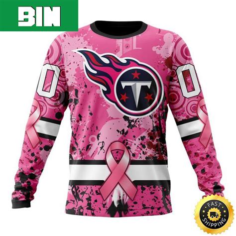 Nfl Tennessee Titans Can In October We Wear Pink Breast Cancer Gift For