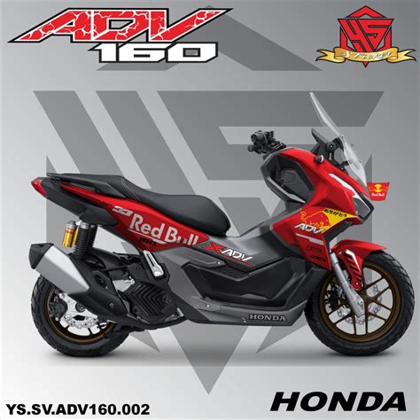 Jual Striping Stiker Honda Adv Striping Vinyl Chrome Hologram