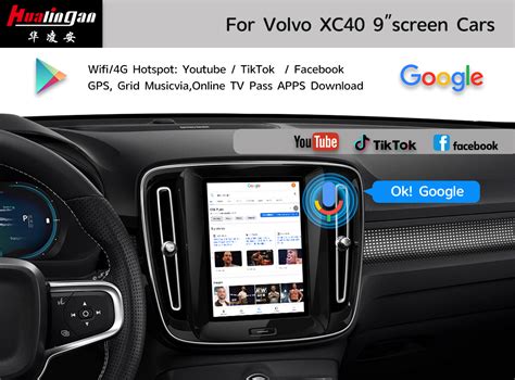 Volvo XC40 Apple Carplay Android Auto Full Screen Car Play Ai Box