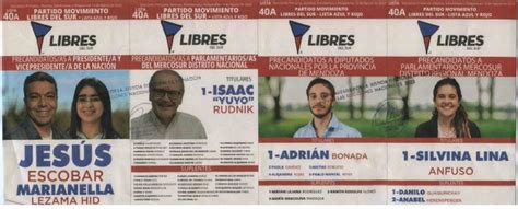 Paso Estas Son Las Boletas Oficializadas Para Las Elecciones