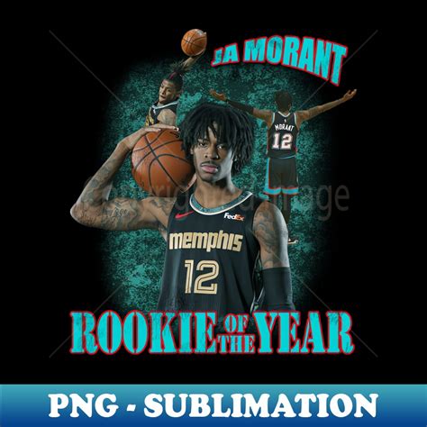 Ja Morant Rookie of the Year - NBA Sublimation Digital Downl - Inspire ...