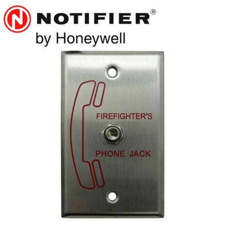 NOTIFIER FPJ Firemans Phone Jack On A Single Gang Plate