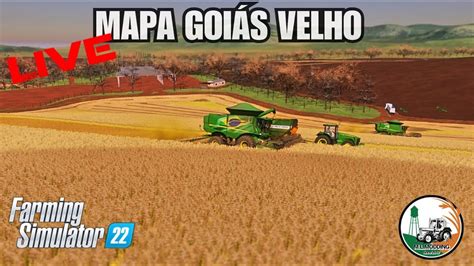 LIVE No Mapa Goias Velho Para PC MAC Farming Simulator 22 YouTube