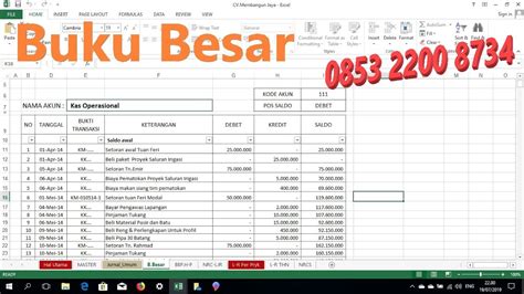 Aplikasi Excel Laporan Keuangan Perusahaan Jasa YouTube