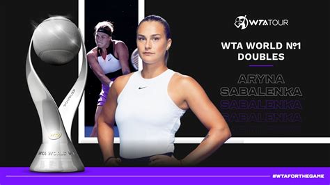 Sabalenka captures WTA World No.1 doubles ranking