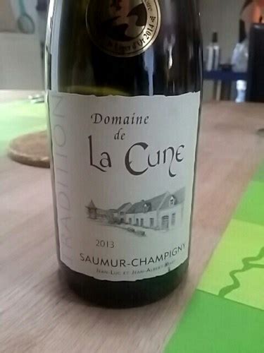 2018 Domaine De La Cune Saumur Champigny Vivino United States