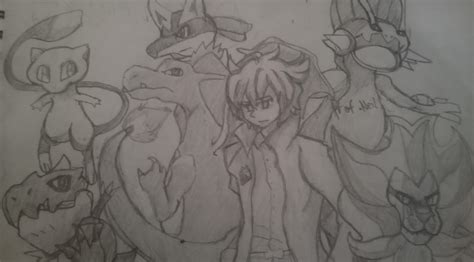 Pokemon Mega power Drawing of Professor.Neil : r/PokemonROMhacks