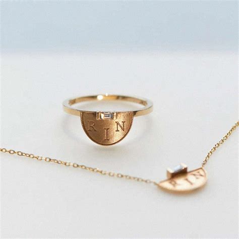 Catbird Half Moon Signet Ring Womens Rings