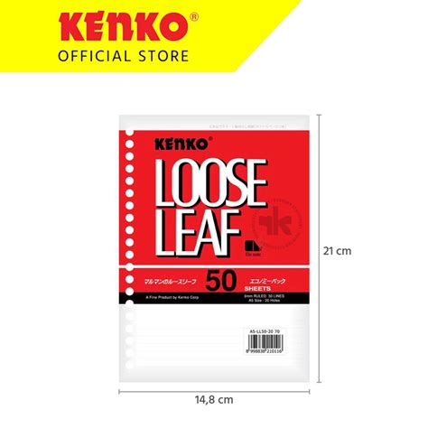 Jual Kenko Loose Leaf A Garis V Shopee Indonesia