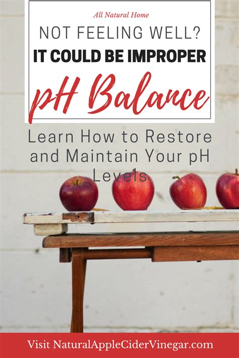 Apple Cider Vinegar For Ph Balance Restore And Maintain A Healthy Ph