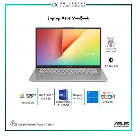 Jual Laptop Asus Vivobook K Eq Eb Ips I G Di Seller