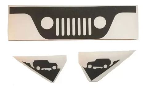 Calcomanias Parabrisas Para Jeep Wrangler Jk