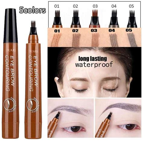 Suake Pensil Alis Microblading Eyebrow Tattoo Pen Waterproof Y