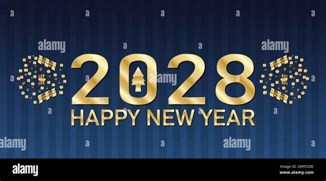 Happy new year 2028 Stock Vector Images - Alamy