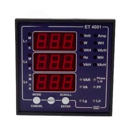 Invendis Et 4001 5a Mdm Mfm Voltmeter Digital Ac Voltmeter Grd Voltmeter डिजिटल वोल्टमीटर