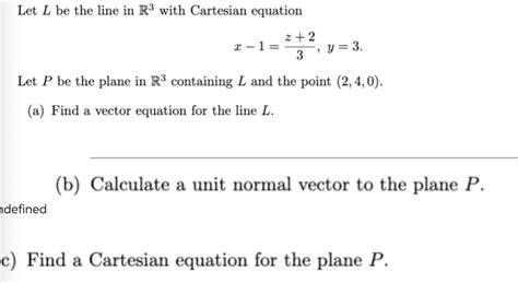 Finding Cartesian Equation Of A Plane Tessshebaylo