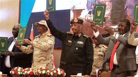 Sudan Army Unveil New Deal To Return Civilian Rule BBC News