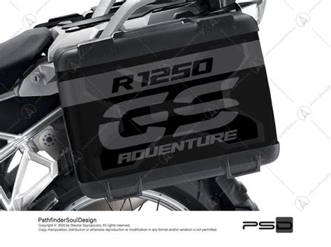 R1250GS Traveller Stickers Kit For BMW Vario Side Cases Set