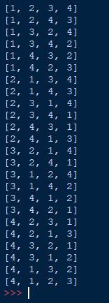 List All Permutations Python