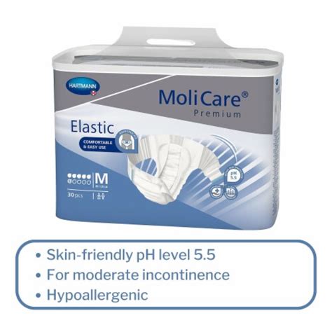 Molicare Premium Elastic 6d Adult Incontinence Brief M Moderate