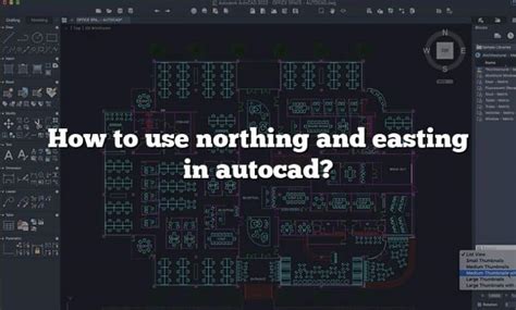 How To Use Northing And Easting In Autocad