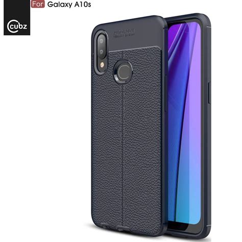 Husa Samsung Galaxy A10s Gel TPU Grain Dark Blue CUBZ Livrare 24h