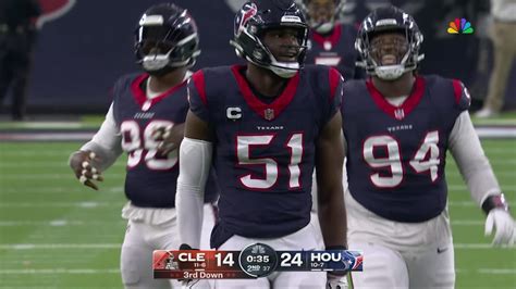 Best Defensive Plays By Houston Texans Vs Cleveland Browns Super