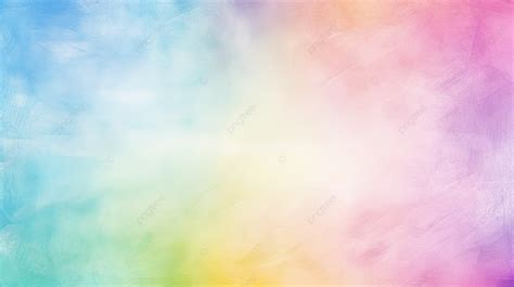 Pastel Rainbow Watercolor Background A Delicate Blend Of Blue Pink