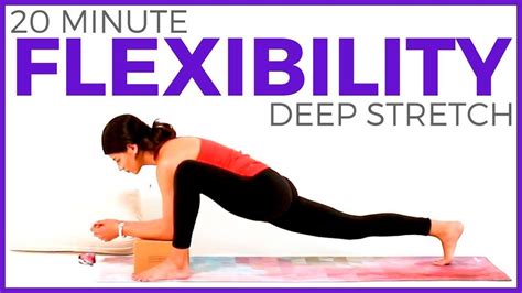 20 Min Deep Stretching Yoga For Flexibility Hip Flexors Quads