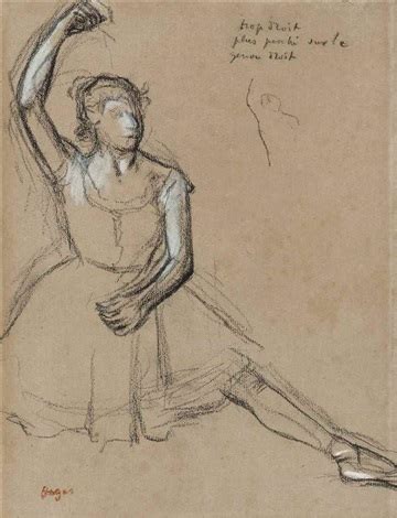 Danseuse Vue De Face Par Edgar Degas Sur Artnet