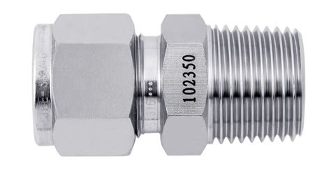 Asia 亞洲機械網 Double Ferrule Ss316 10mm Od X Male 3 8 Npt Male Connector 沅亨興業股份有限公司