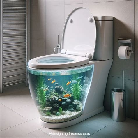 Flush With Innovation Aquarium Toilet Redefines Bathroom Luxury