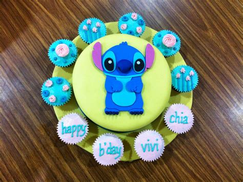 Stitch Cake Design Icing ~ Pink And Lovely | yunahasnipico