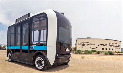 3D Printed Self Driving Olli Bus To Hit The Streets In The US Local