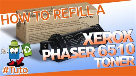 How To Refill A Xerox Phaser Toner Youtube