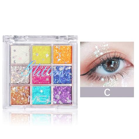 Jual Cod Miss Lara Warna Eyeshadow Palette Glitter Matte Eyeshadow