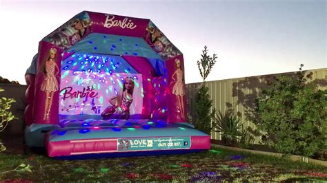 Barbie Bouncy Castle Hire Perth Love Bouncy Castles Youtube