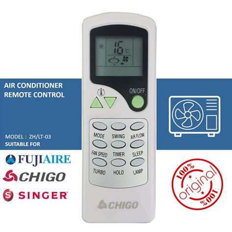 Original Fujiaire Chigo Singer ZH LT 01 Air Conditioner Remote