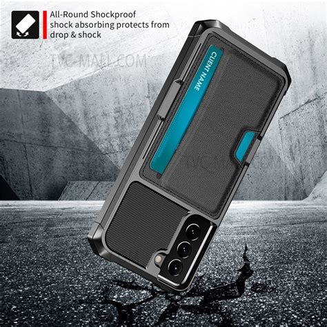 Wholesale ZM02 Shockproof Card Holders Kickstand PU Leather TPU